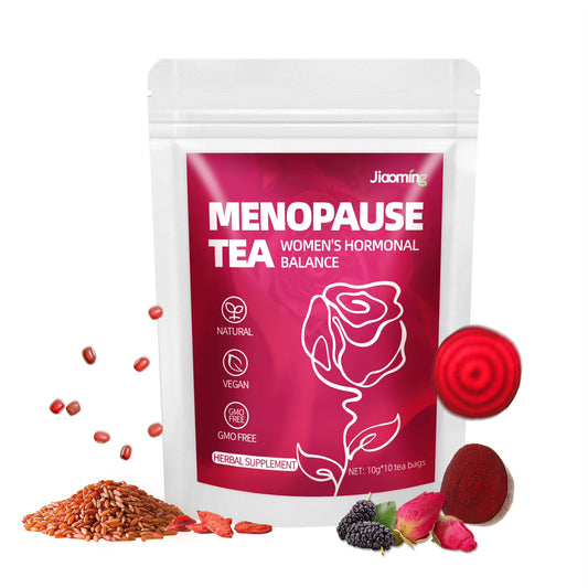 Jiaoming Menopause Supplement Support Private Label Natural Herbal Hormone Balance Menopause Tea for Women