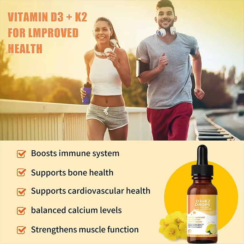 Bulk Vitamin D3 K2 Supplement Drops Oem Odm Private Label USA Warehouse Stock Ready One Piece Delivery Suitable for Retailers