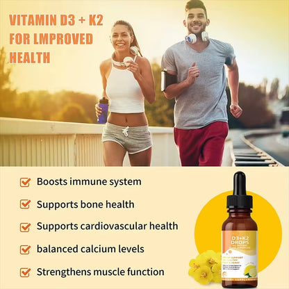 Bulk Vitamin D3 K2 Supplement Drops Oem Odm Private Label USA Warehouse Stock Ready One Piece Delivery Suitable for Retailers