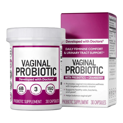 OEM Probiotic for Women Capsule PH Balance, Digestive 50 Billion CFU -6 Unique Strains for Organic Prebiotics, Cranberry Extract
