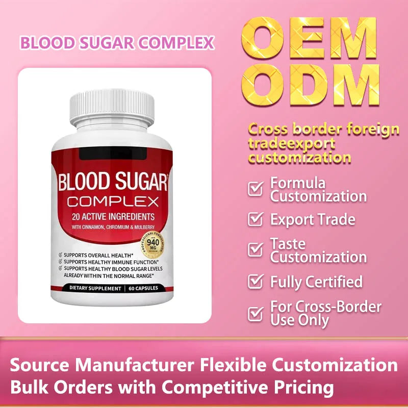 Cross Border Export of Blood Glucose Compound Supplement Capsules, Factory Direct Sales, Body Energy Supplement Source