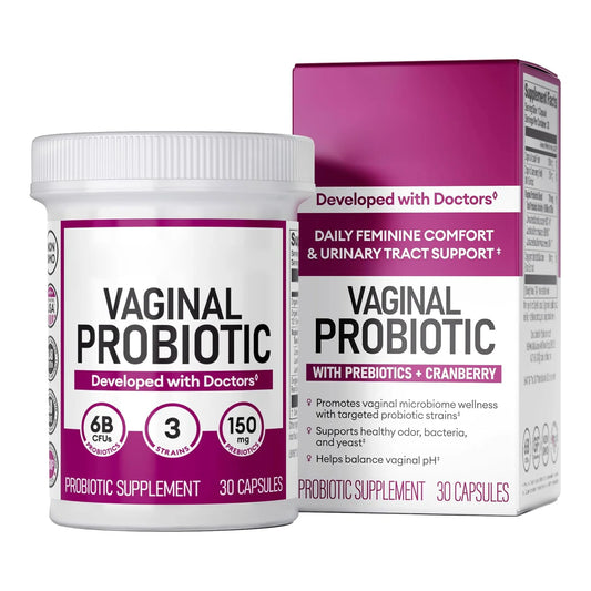 OEM Probiotic for Women Capsule PH Balance, Digestive 50 Billion CFU -6 Unique Strains for Organic Prebiotics, Cranberry Extract